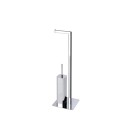 Piantana wc in metallo cromato Aquasanit QV086DCR