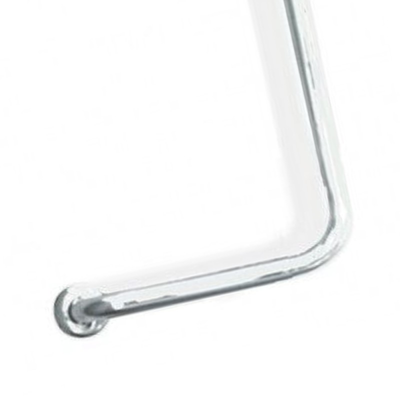 Maniglia sicurezza bgani disabili 50x50 verticale inox bianco, goman Goman X5050/01