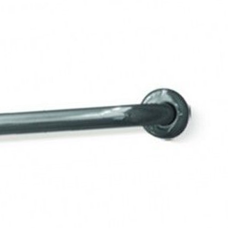 Maniglione di sicurezza cm 110 inox bianco per bagni disabili e anziani Goman XM110/01