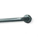 Maniglione di sicurezza cm 110 inox bianco per bagni disabili e anziani Goman XM110/01