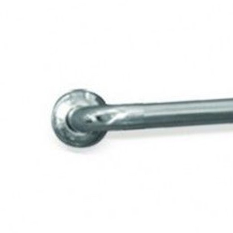 Maniglione di sicurezza cm 110 inox bianco per bagni disabili e anziani Goman XM110/01