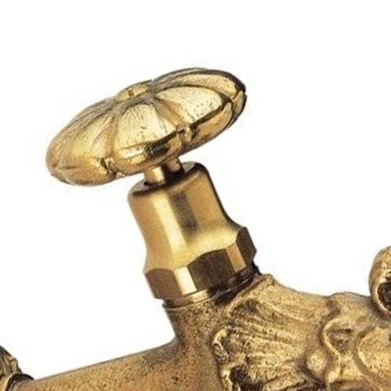 Rubinetto curvo da giardino Remer 202MA