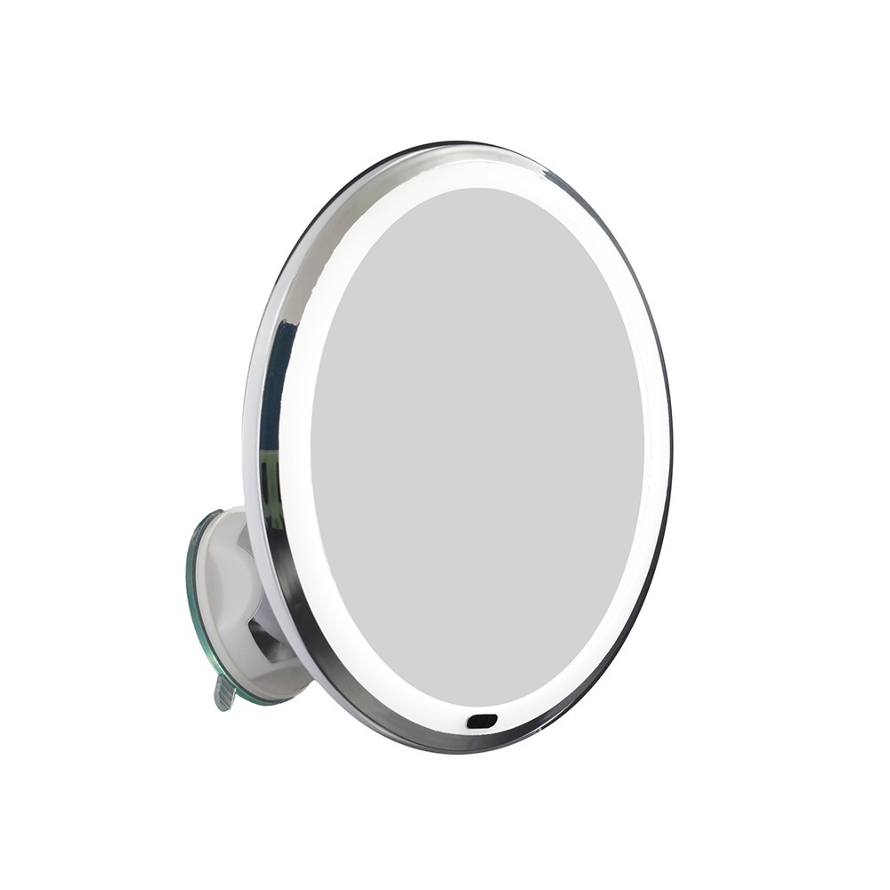 Specchio Ingranditore 2 In 1 Con Luce: 1x E 15x Ingrandimento, Illuminato, Ideale Per Trucco E Cura Della Persona