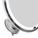 Specchio ingranditore 10x a Led, orientabile a 360° con ventosa Idrobric AV663VEN