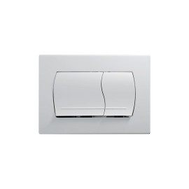 Placca duo bianca per cassetta incasso liv Sanitari LIV SCACAS0167PB