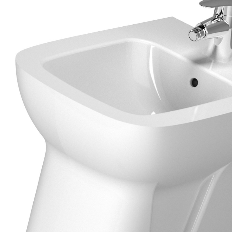 Bidet filo muro a pavimento in ceramica - Serie S20 Vitra SFUCER0690BF