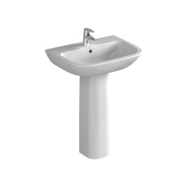 Lavabo da 60 cm con colonna in ceramica - Serie S20 Vitra SFUCER0693LA-SFUCER0694CO
