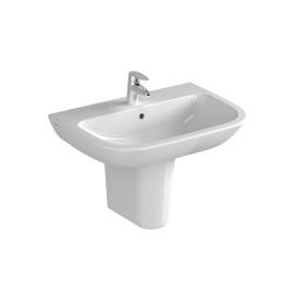 Lavabo da 60 cm con semicolonna in ceramica - Serie S20 Vitra SFUCER0693LA-SFUCER0695SC