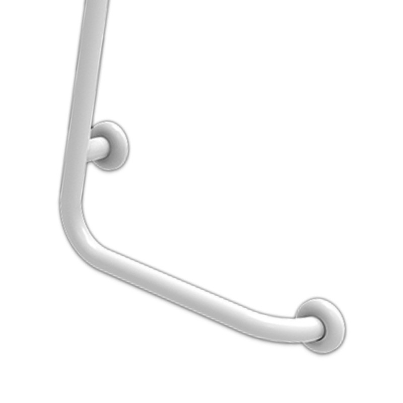 Goman maniglia di sicurezza verticale e laterale sx 40x70 bianco Goman Z4070S/01