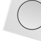 Placca sigma01 bianca 2 tasti mm 246x164 x cassetta geberit unica Geberit SCACAS0102PL