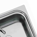 Lavello inox alien 3 basket 2v 86x50 Foster SPA SCACER04122V