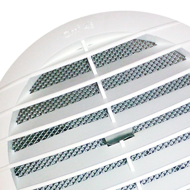 Griglia pieg. antisf. in termoflex 130mm con molle per tubo 80-100mm Idrobric SACASP0042GR