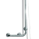 Maniglia 40x120 inox con saliscendi goman Goman D0031/93