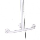 Goman maniglia inox con saliscendi doccia bianco Goman D012050/01