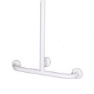 Goman maniglia inox con saliscendi doccia senza doccino e flessibile bianco Goman D012050SDF/01