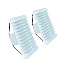 Coppia griglie 190x190 ml int-est. con molle Idrobric U84082