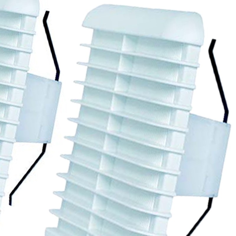 Coppia griglie 190x190 ml int-est. con molle Idrobric U84082