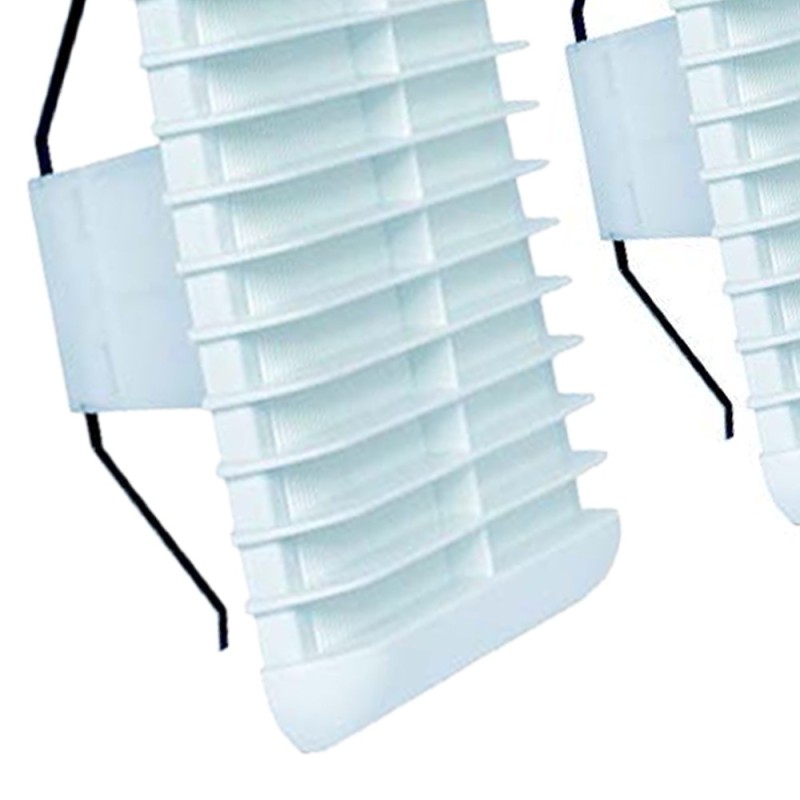 Coppia griglie 190x190 ml int-est. con molle Idrobric U84082