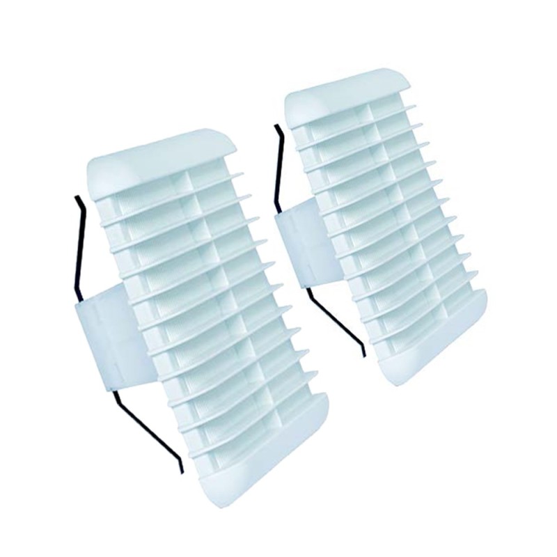 Coppia griglie 166x166 ml interno/est con molle Idrobric U84084