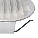 Griglia in allu.dm.180 con molle e rete Idrobric U84095