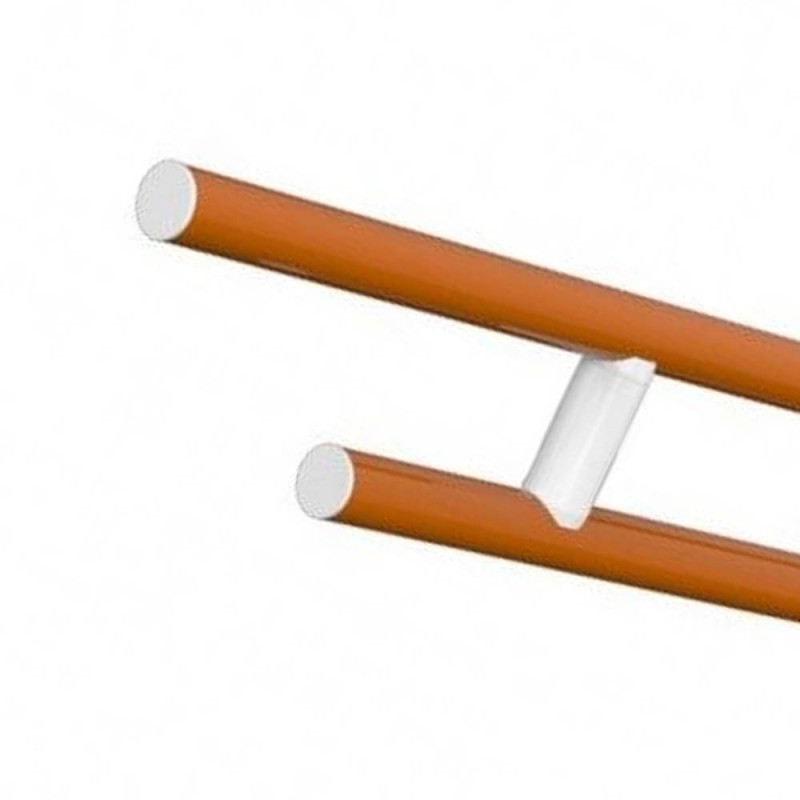 Barra maniglione ribaltabile cm 75 arancio Goman LEO-B75/65