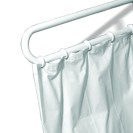 Maniglione ribaltabile reggitenda per doccia in inox bianco di cm 90 Goman XB11/01