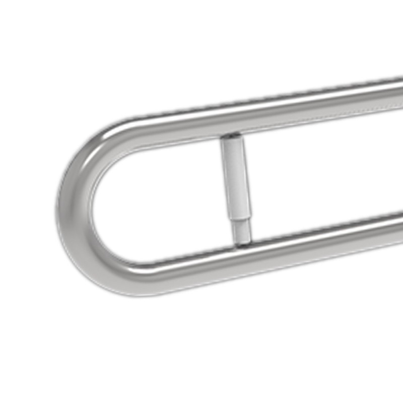 Barra maniglione ribaltabile cm 83 con porta rotolo e piastra lunga inox lucido Goman XB83PL/93