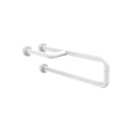 Barra maniglione fissa destra o sinistra per terza etã€ e disabili cm 80 alluminio nylon bianco Goman AN-B03/01