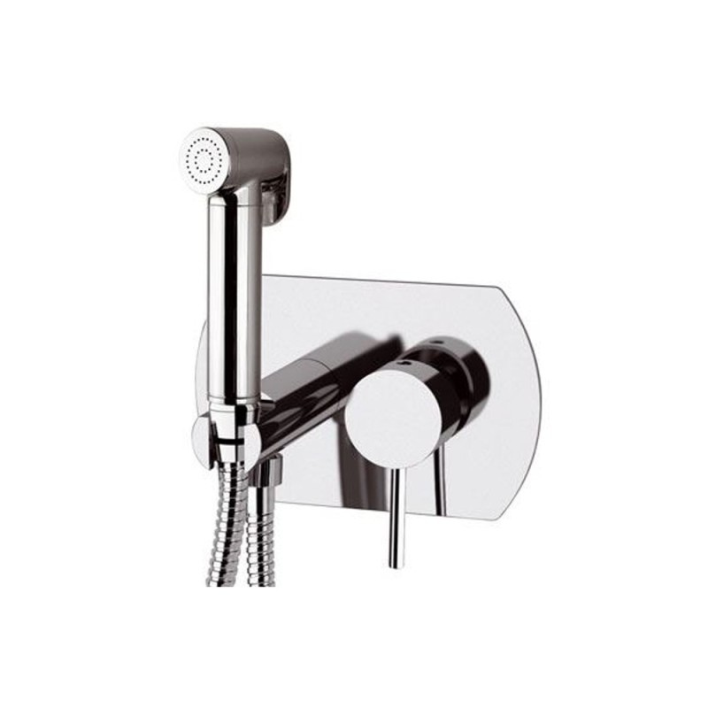Miscelatore a incasso per shut off con piastra orizzontale cromato - Serie X Style Remer X60W
