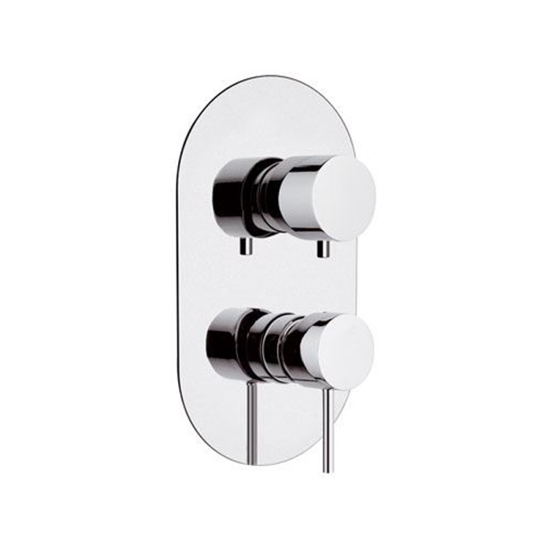 Miscelatore incasso doccia con deviatore a due posizioni cromato - Serie X Style Remer X92