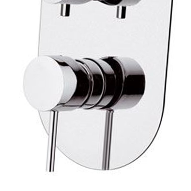 Miscelatore incasso doccia con deviatore a due posizioni cromato - Serie X Style Remer X92