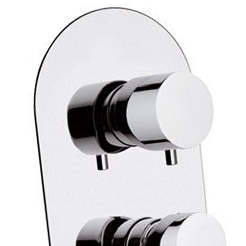 Miscelatore incasso doccia con deviatore a due posizioni cromato - Serie X Style Remer X92