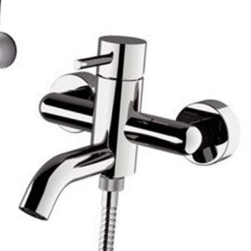 Miscelatore vasca con kit doccino cromato - Serie X Style Remer X02