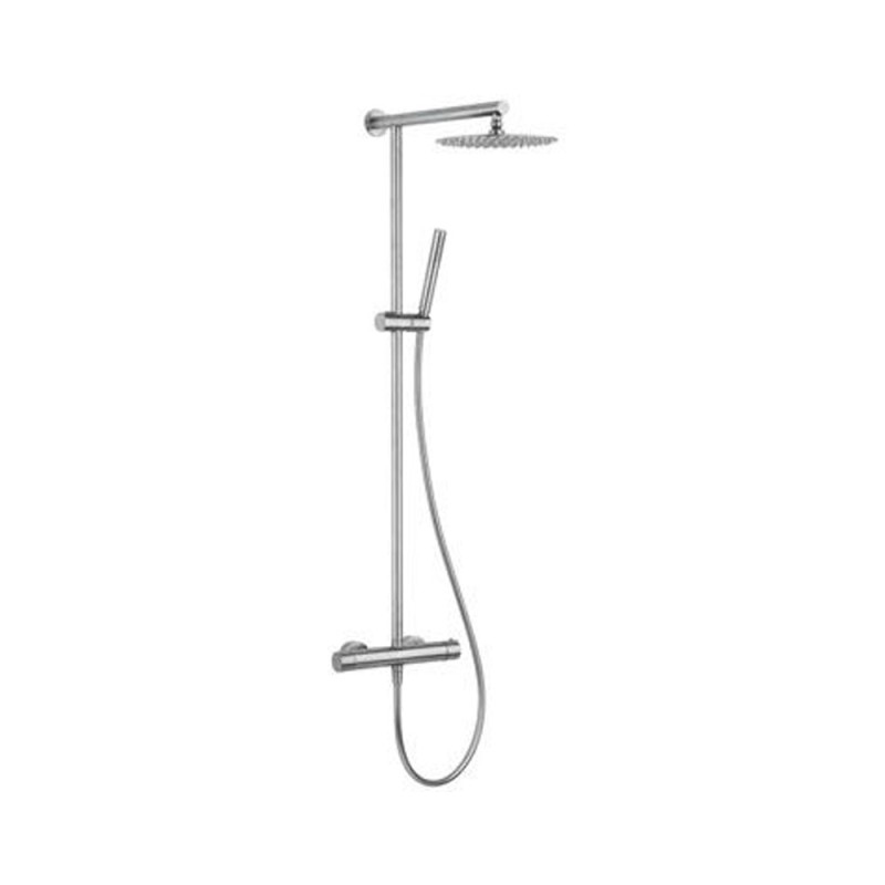 Colonna doccia con miscelatore termostatico in acciaio inox - Serie X Style Inox Remer SSXT37UFM25