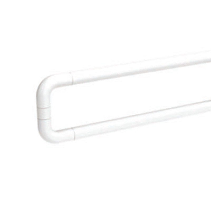 Barra maniglione ribaltabile per disabili e terza etã€ cm 70 alluminio nylon bianco Goman AN-B70/01