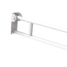 Barra maniglione ribaltabile per disabili e terza etã€ cm 70 alluminio nylon bianco Goman AN-B70/01