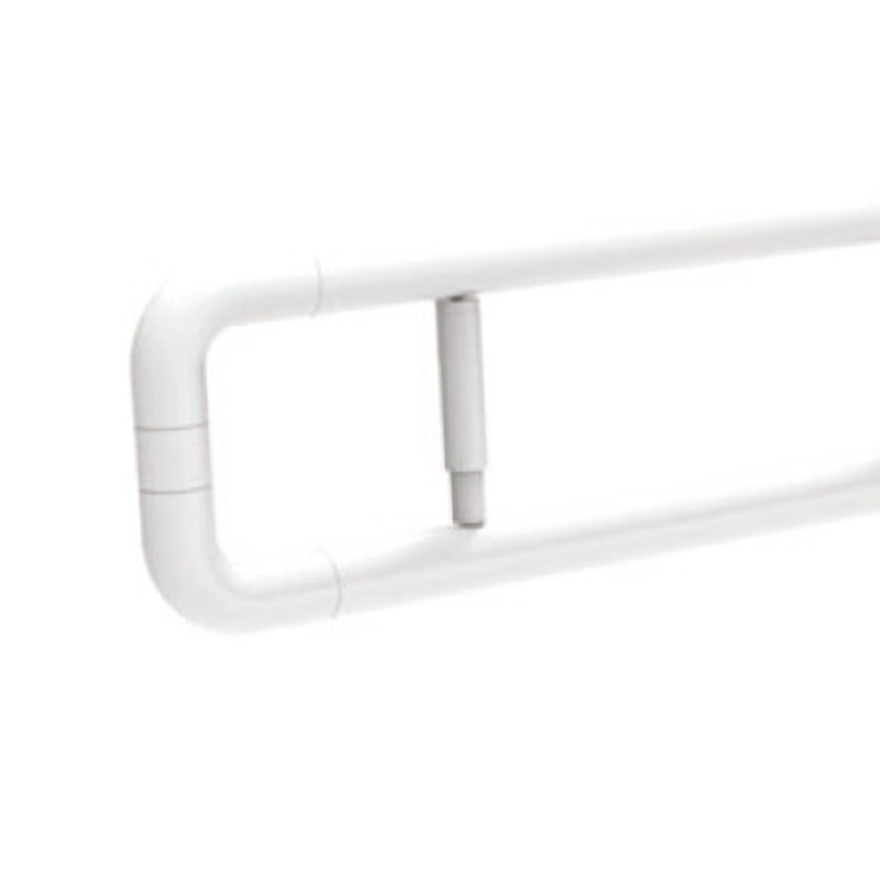 Barra maniglione ribaltabile con porta rotolo per persone di terza etã€ e disabili cm 70 alluminio nylon bianco Goman AN-B71/01