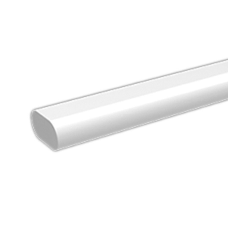 Miss barra maniglione ovale ribaltaltabile cm 60 bianco Goman N-OPB60