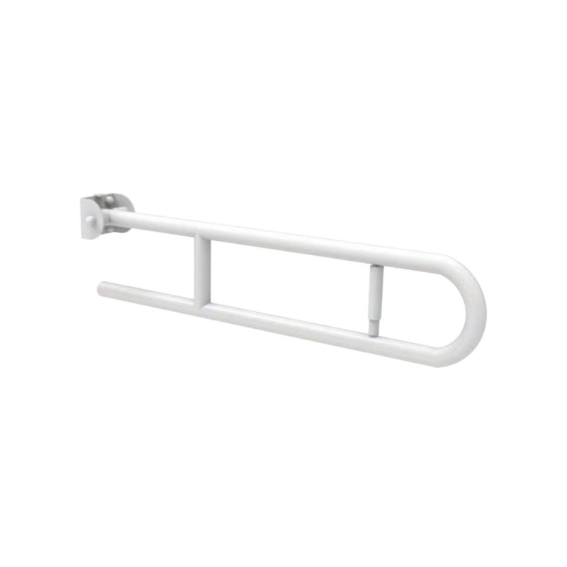 Barra maniglione ribaltabile con porta rotolo cm 80 nylon Goman N-ZB06