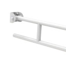 Barra maniglione ribaltabile con porta rotolo cm 80 nylon Goman N-ZB06