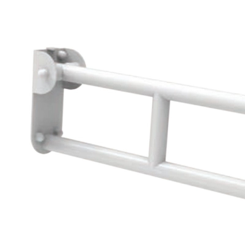Barra maniglione cm 80 con porta rotolo e piastra rinforzata nylon Goman N-ZB14
