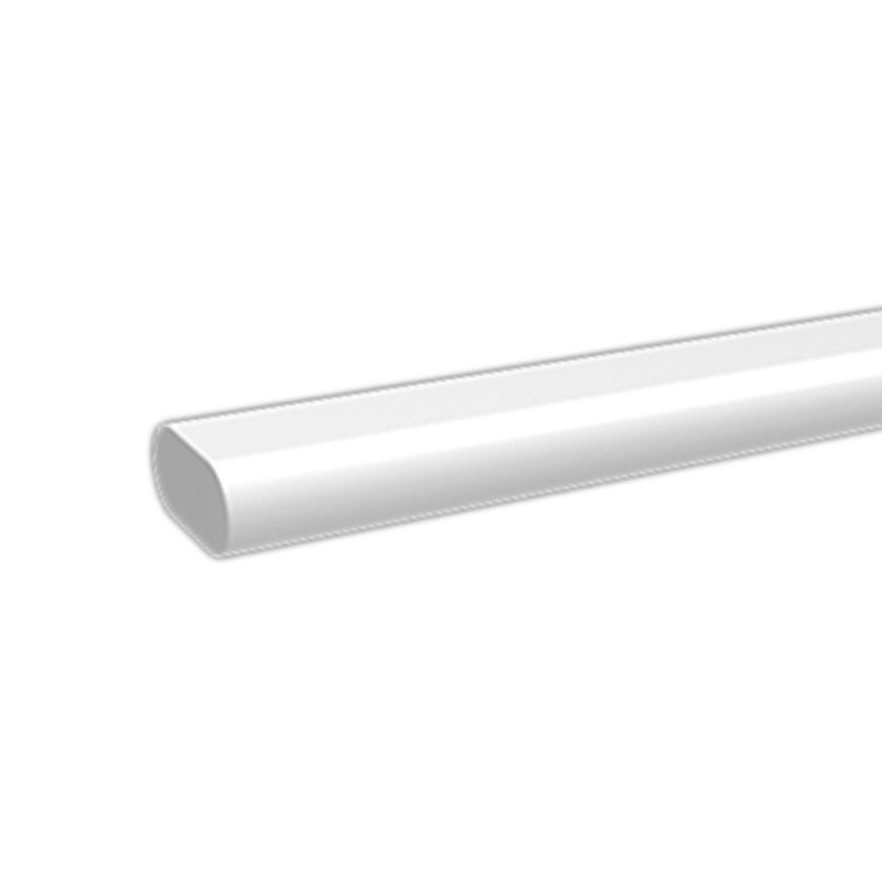 Miss maniglione barra ovale ribaltabile cm 60 bianco Goman OP-B60/01