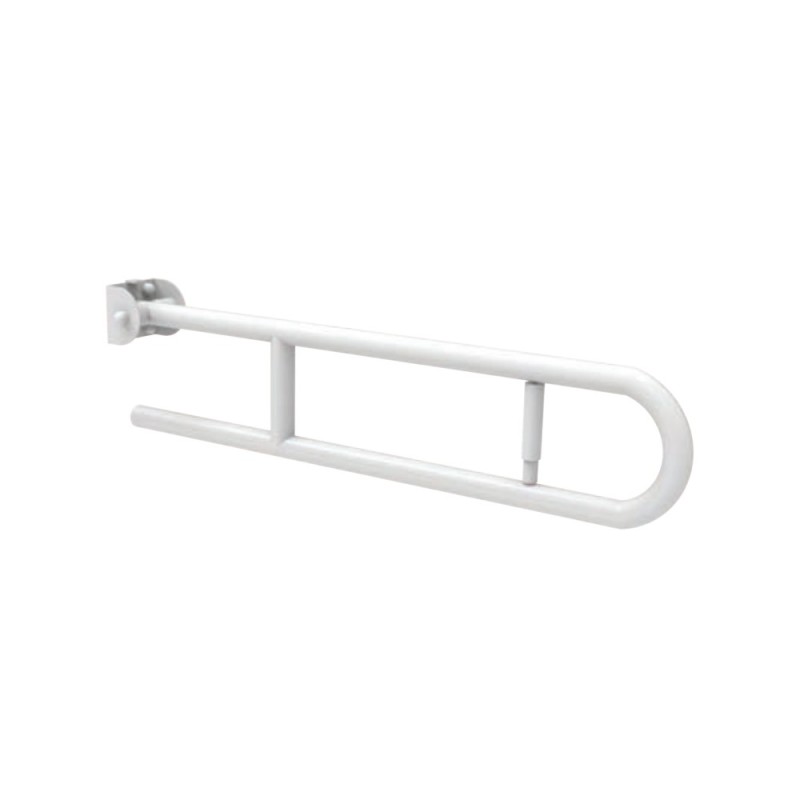 Maniglione barra ribaltabile da cm 60 con porta rotolo Goman ZB04P/01