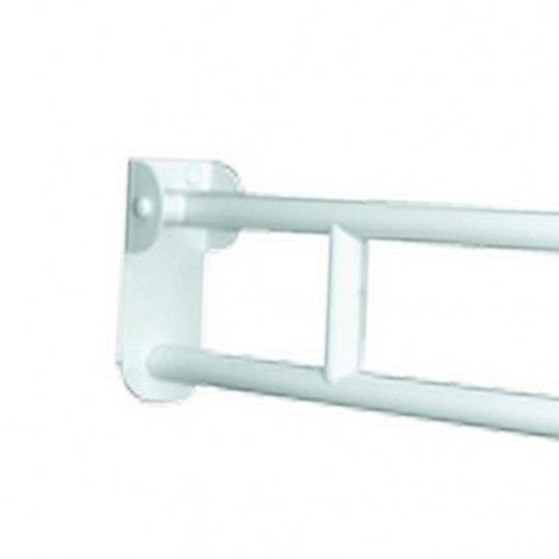 Maniglione barra ribaltabile cm 80 bianco con piastra rinforzata Goman ZB13/01