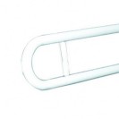 Maniglione barra ribaltabile 80 cm con porta rotolo e piastra rinforzata Goman ZB14/01
