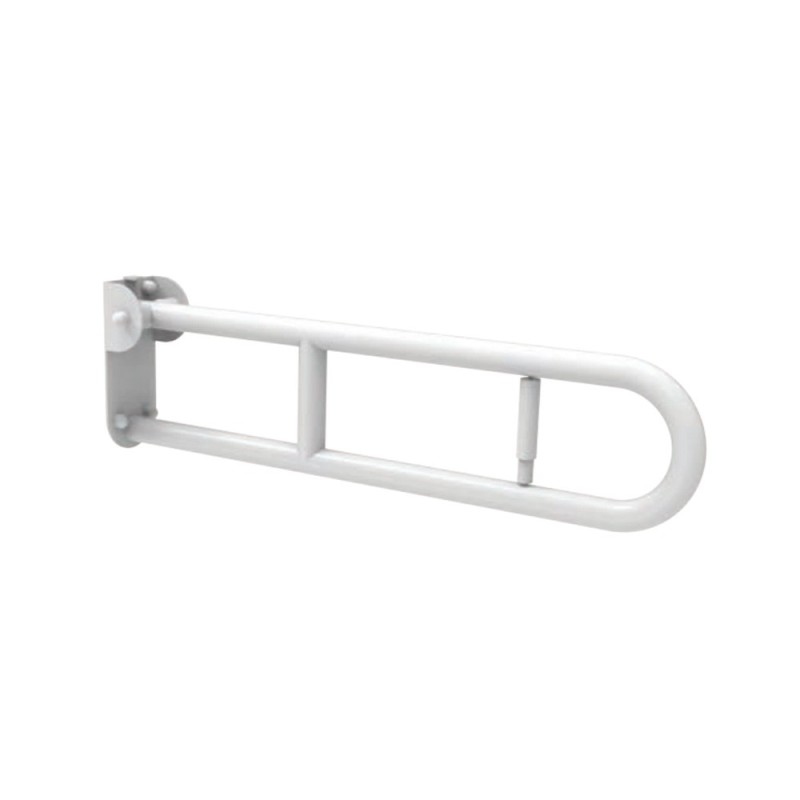 Maniglione barra ribaltabile con piastra lunga e porta rotolo cm 70 Goman ZB71/01