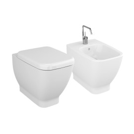 Set vaso wc e bidet filo muro - Serie Shift Vitra setwcbidetShift