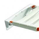 Sedile per doccia ribaltaltabile inox lucido/arancio Goman LEO-X818/65