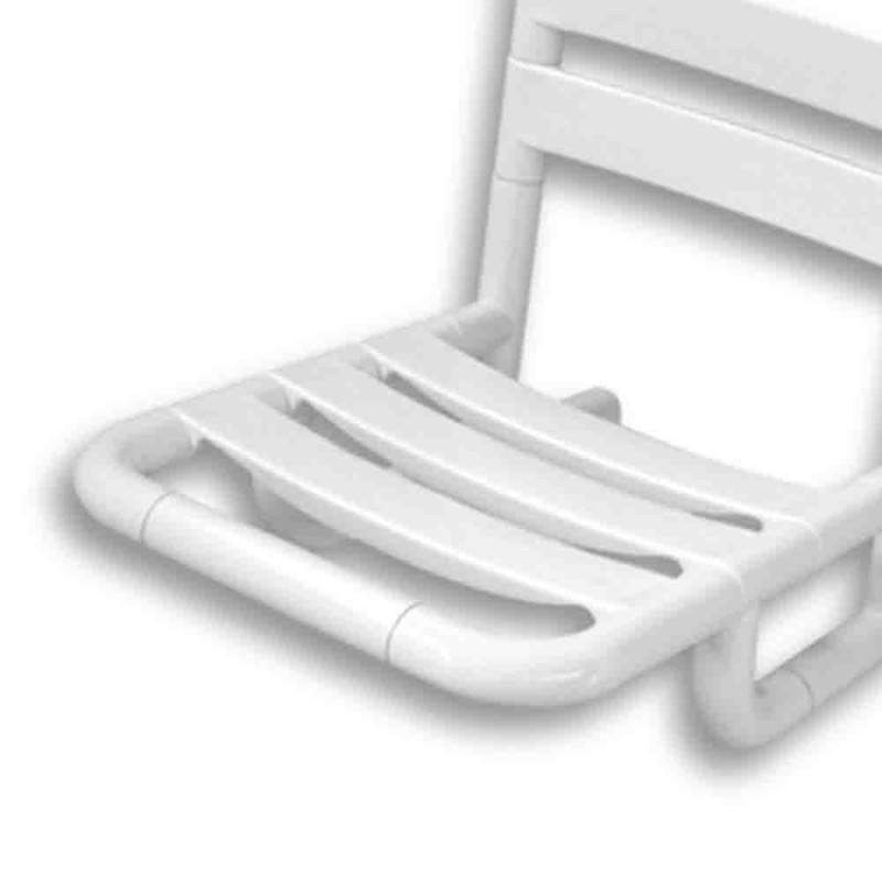 Sedile asportabile per doccia con doghe bianche Goman AN-831B/01