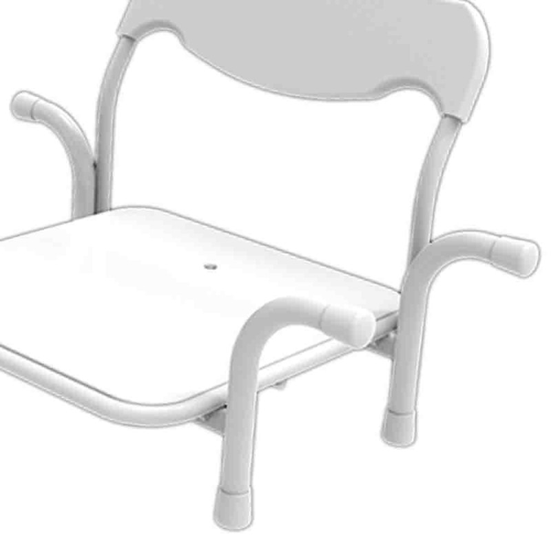 Sedile inox per vasca standard nylon Goman N-X800